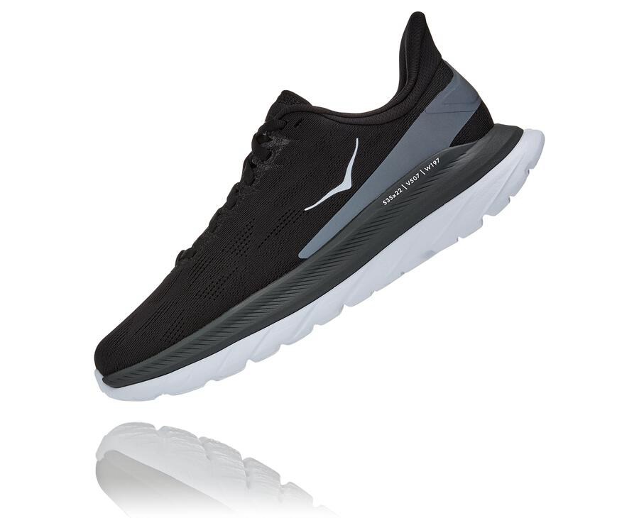 Hoka One One Løbesko Dame - Mach 4 - Sort/Hvide - 806527UAK